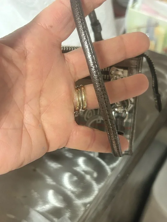 Coach Poppy Tartan Plaid Wristlet - Picture 4 of 6